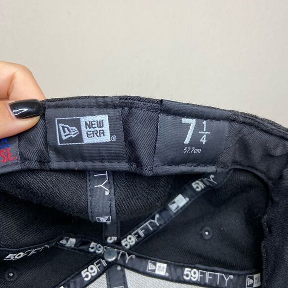 New Era 59Fifty Hat Basic Washington Nationals "W" Black - Picture 6 of 13